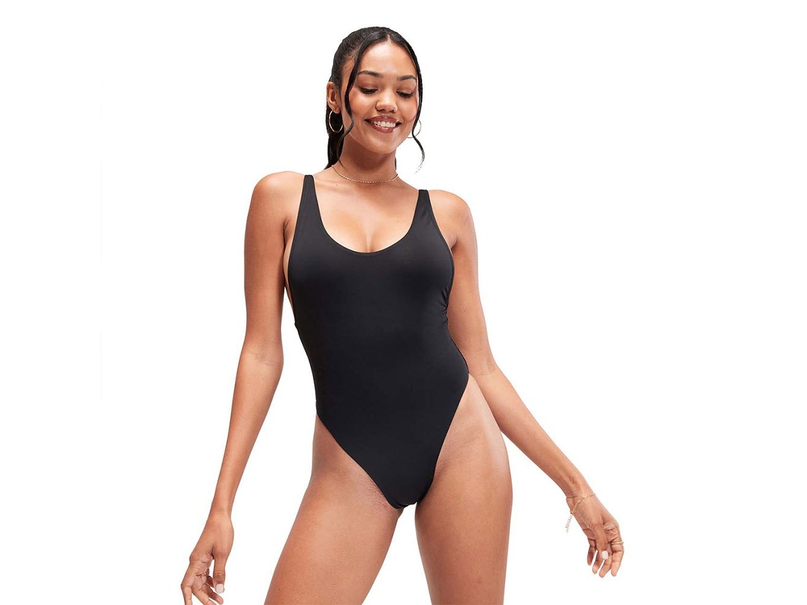 Roupa de Banho Solid Convertible Preto 2Xs Mulherspeedo