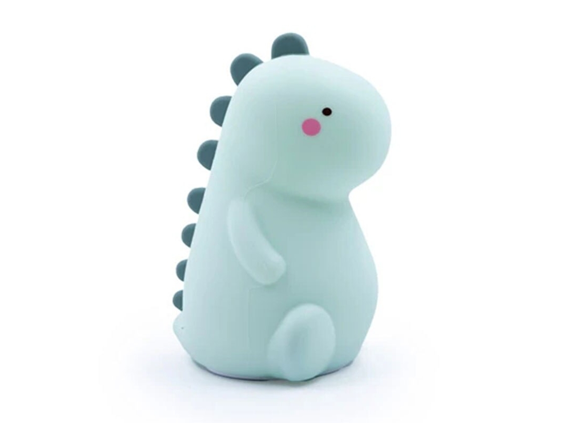 Lâmpada de lâmpada de lâmpada LED de dinossauro de desenho animado Tap para alterar a cor clara recarregável A1 | luminárias de mesa de LEDs SLD
