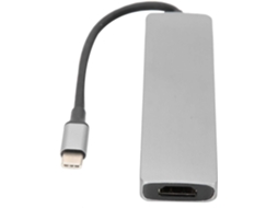 Hub Adaptador Conversor 6 Em 1 Usb 3.0 Tipo C Para Interface