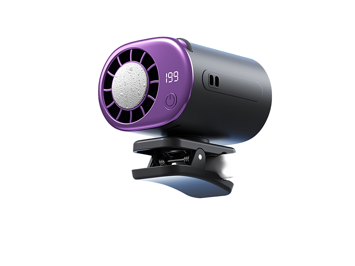 Laxiscreed Ventilador Usb Portátil Com Clip, Mãos Livres E Resfriamento Rápido