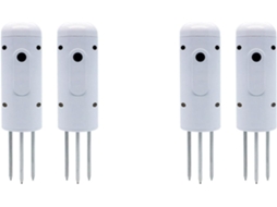 Kit Com 4 Unidades De Monitor Plantas Tuya Zigbee Medidor Temperatura Do Solo, Sensor Umidade, Detector