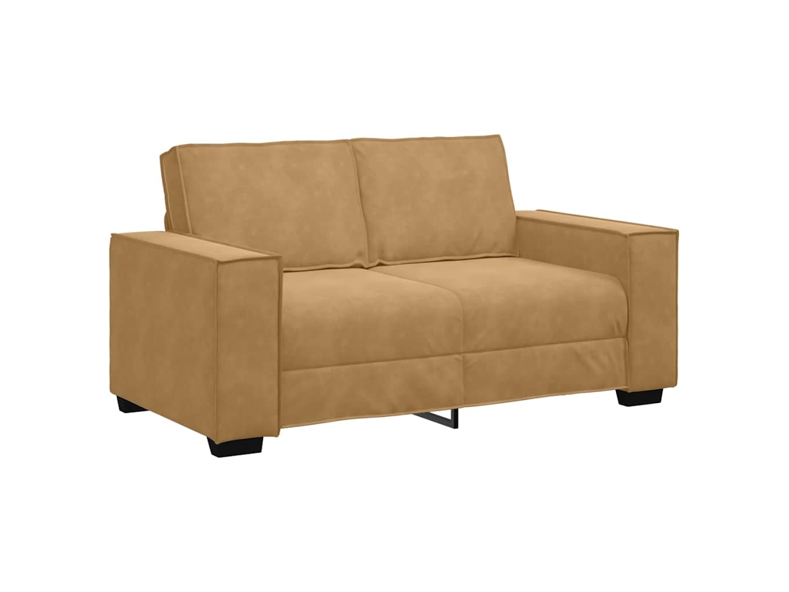 2-seater Sofa, 2-seater Sofas Vidaxl Marrom Veludo (n/a)