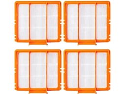 Kit Com 4 Filtros De Reposição Para O Aspirador Robô Shark Av2800ze