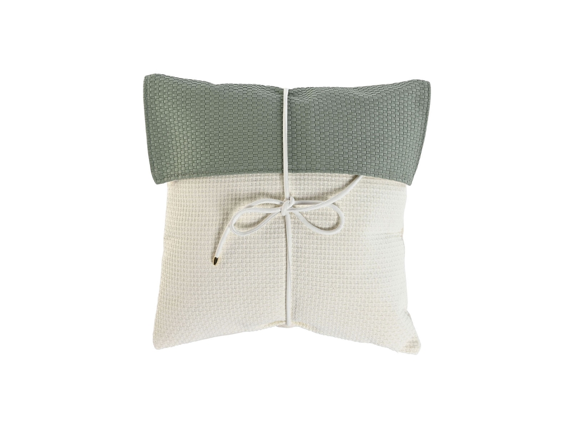 Almofada HOME ESPRIT Branco Verde 45 X 10 X 45 Cm