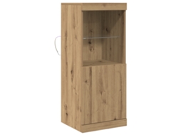 Conjunto 1 Buffet Moderno Vidaxl Castanho Derivados De Madeira (41 X 37 X 100 Cm)