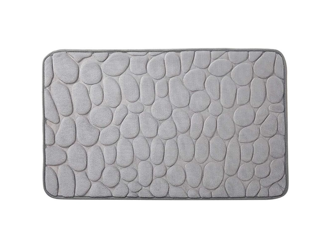 Tapete De Banho Antiderrapante De Espuma De Memória 40x60cm Absorvente Lavável Suave Para Banho Dormitório Salão