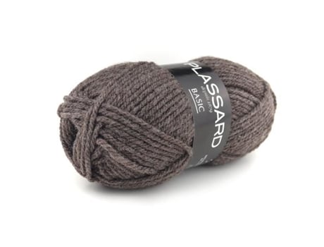 Fio de Chocolate Básico Plassard (85) - PLASSARD - Timeless - Branco - Número da agulha 4 - Número da agulha 4,5