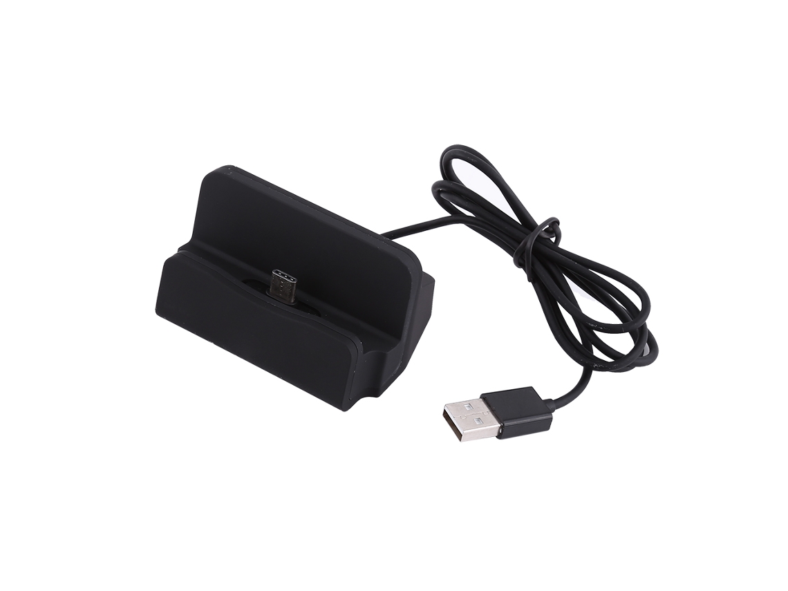 Dock de carregamento de mesa, em estante