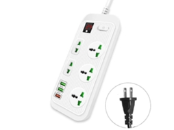 Tomada Inteligente T17 De 3000 W Com Temporizador De 24 Horas, Carregamento Rápido Usb Qc3.0, Cabo De 2 M, Plugue Americano. Olysi Shop