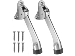 2 Parafusos De Porta, Previne Batidas, Com Bumper De Borracha Macia E Parafusos - 13cm