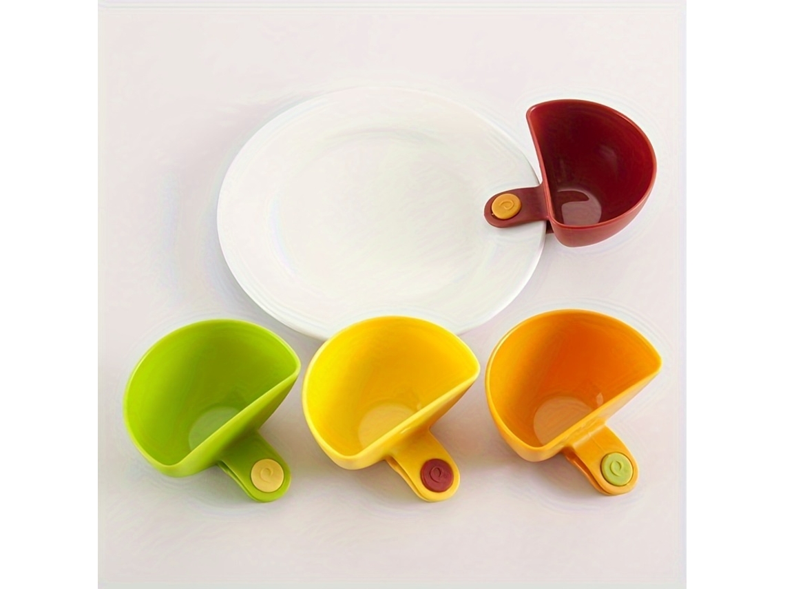 Pratos Semicirculares com Clipes para Molhos STELASPLEN