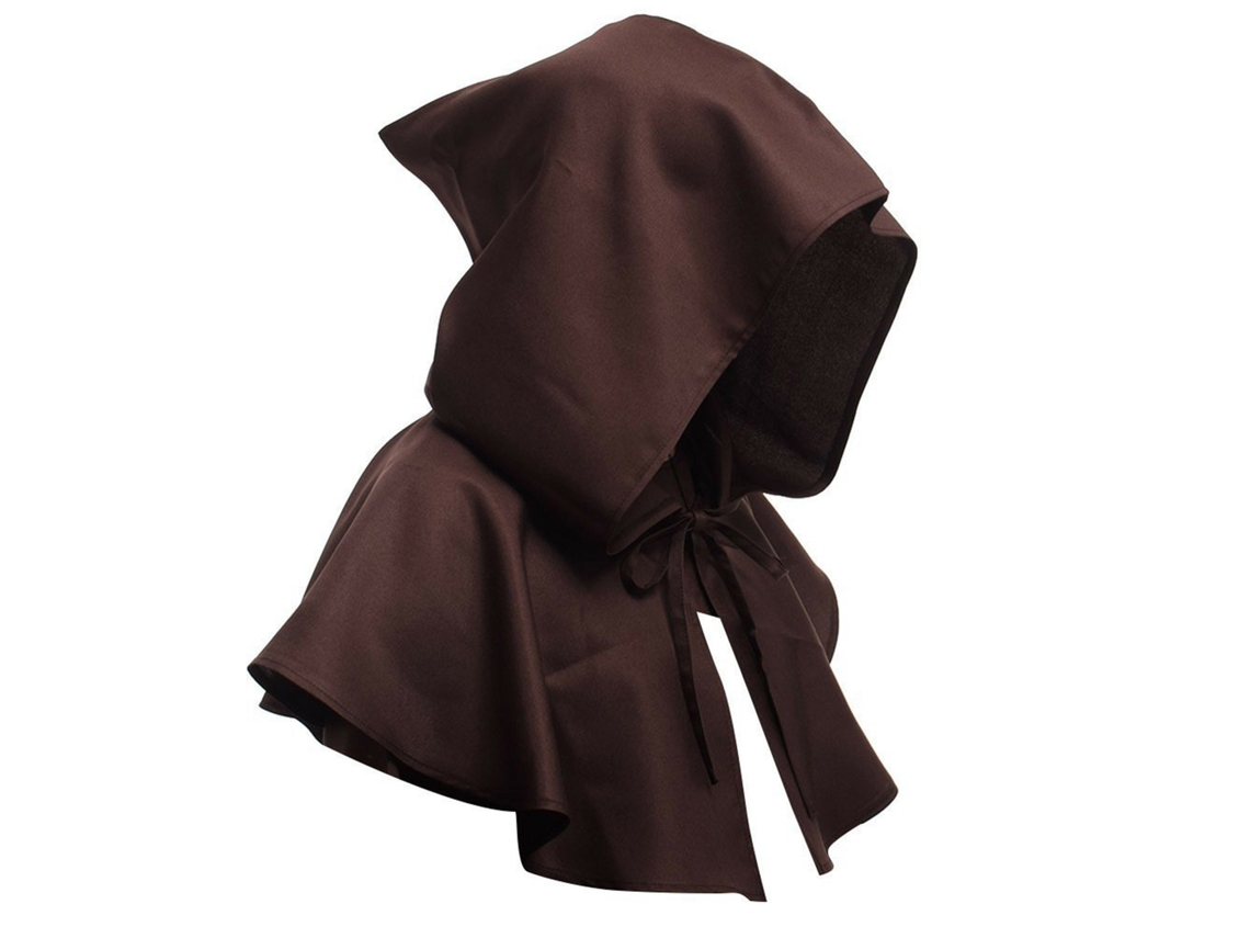 Capa Medieval Com Capuz Brown Laxiscreed Para Teatro E Cosplay De Alta Qualidade