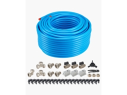 Kit De Linha De Compressor De Ar Succebuy Hdpe/alumínio Azul Diâmetro 690 X 290 Mm