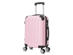 Mala de Cabine RAYKONG Rígida 4 Rodas Rosa (55x40x20 cm - 40 L)