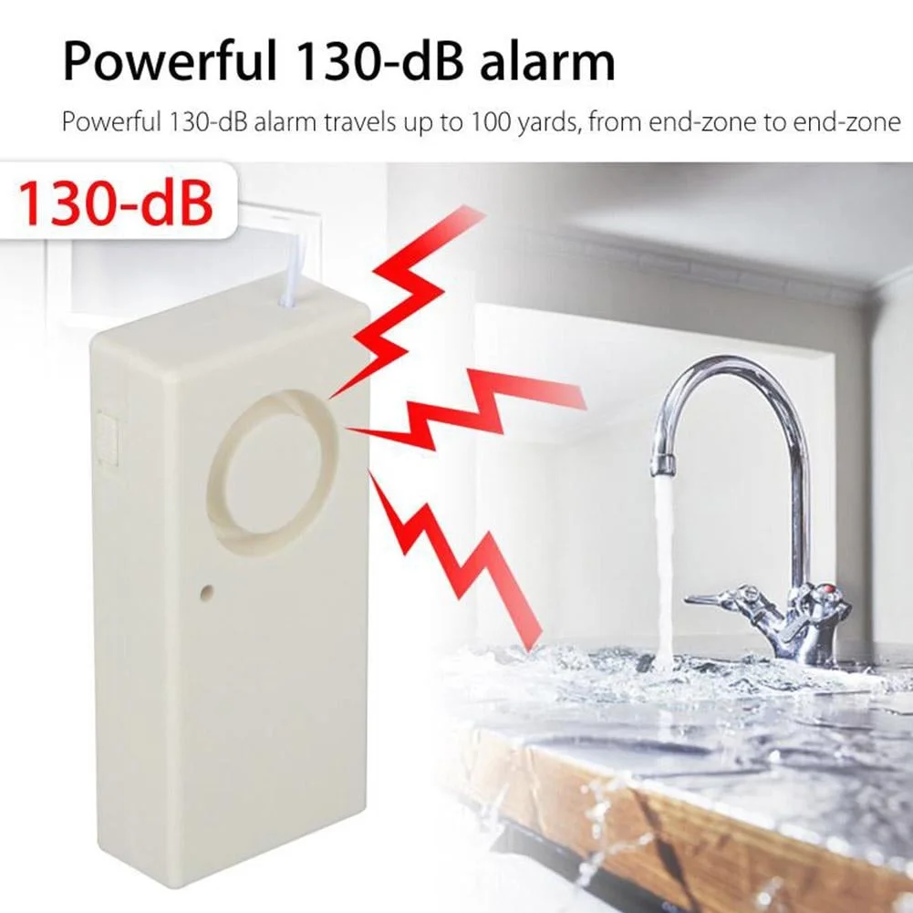 Sensor Vazamento Água Alarme Casa Branco