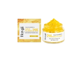 Gel Hidratante Facial Diário Hoygi Niacinamida Folha De Ouro 24k Suave E Hidratação