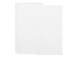 100 Fitas Adesivas Transparentes De Dupla Face