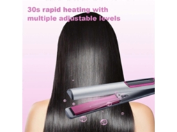 Prancha Alisadora e Modeladora de Cachos 2 em 1 com Plugue Europeu TAISHENGDA