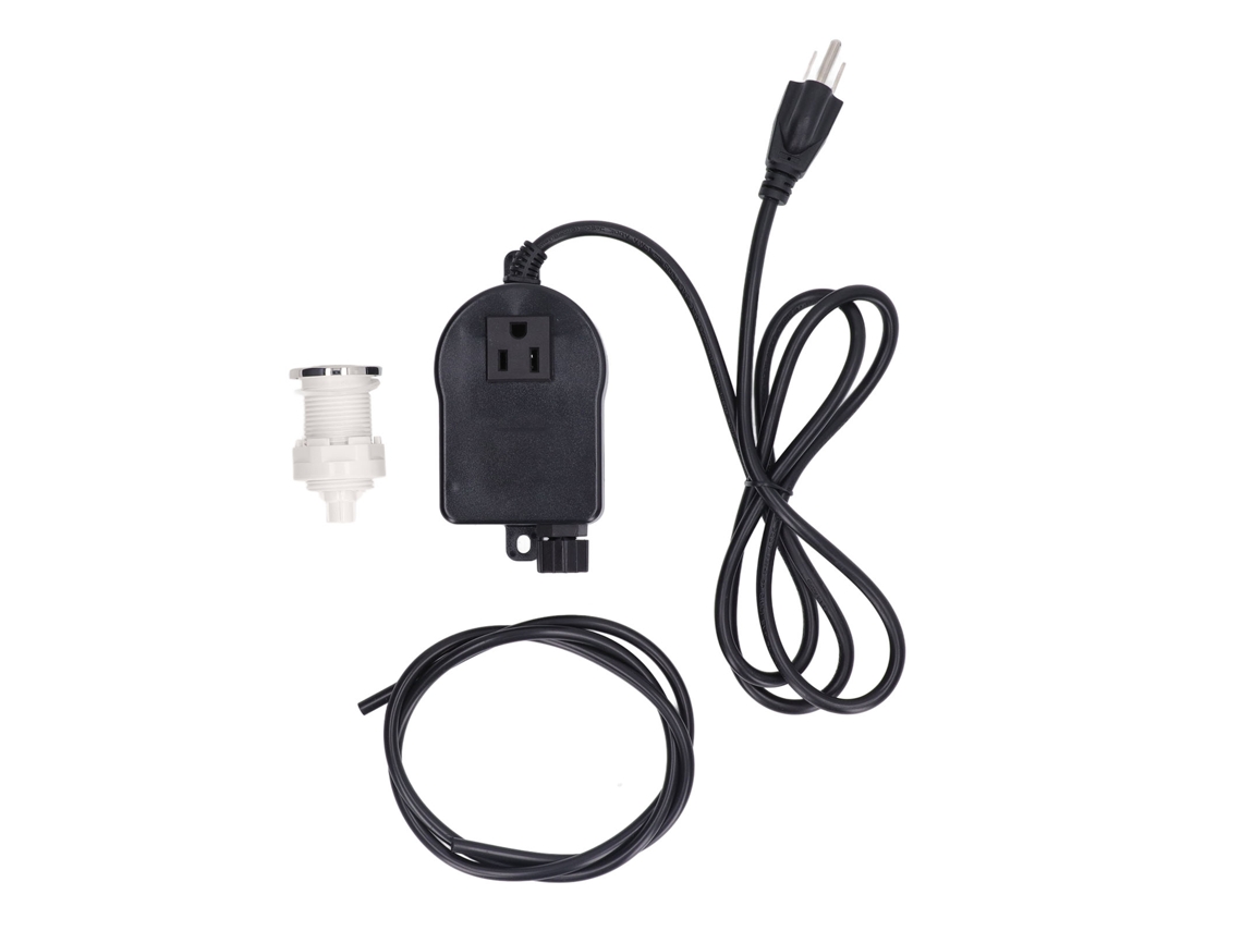 Laxiscreed Kit De Interruptor De Ar Para Triturador De Lixo, Para Topo De Pia, Tipo Botão De Pressão