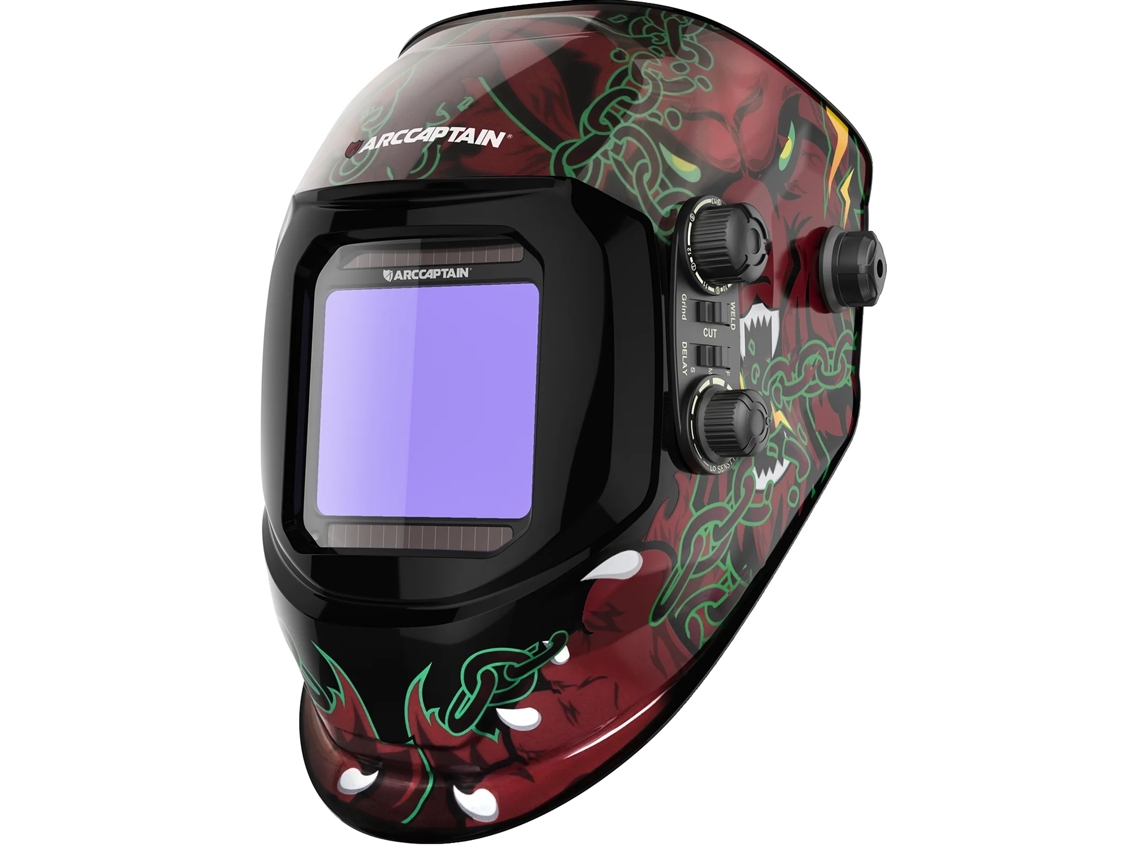 Capacete De Solda, Recurso De Escurecimento Automático, Lente De Cor Verdadeira, Design Leve,hsh G999 A Oem
