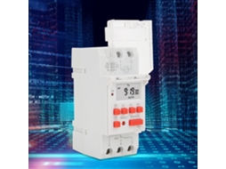 Interruptor Programável Semanal Tm919b-1 100-130v Ca 30a Com Lcd E Relé De Tempo Controle On/off
