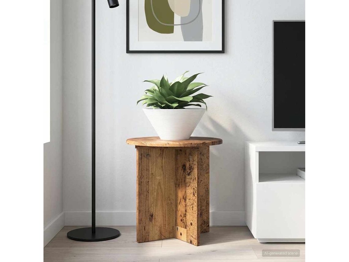 Vidaxl Suporte Para Plantas 2 Unid. Madeira Antiga 40 X 40 X 40 Cm