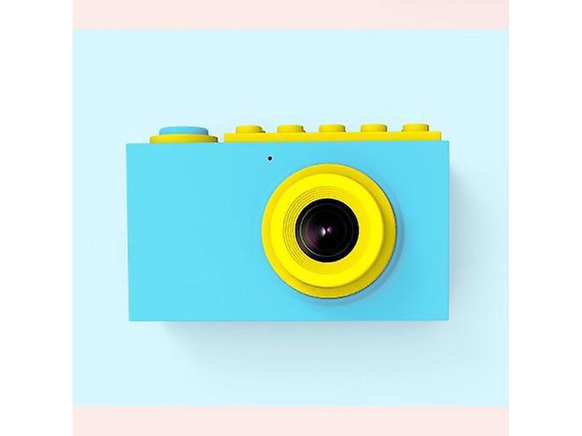 Câmera Digital Infantil Azul Com Cartão Tf, Zoom Digital 4x, 8 Mp, Tela Lcd Tft De 2 Polegadas Brilvibera