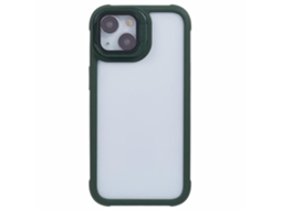 Suporte Casa Para Iphone 14 Plus Pele Sintética Verde