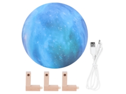 2026 lâmpada Lunar Usb 3d 3 Cores Led Luz Noturna de Mesa Presente Aniversário Crianças Melhoria Lar