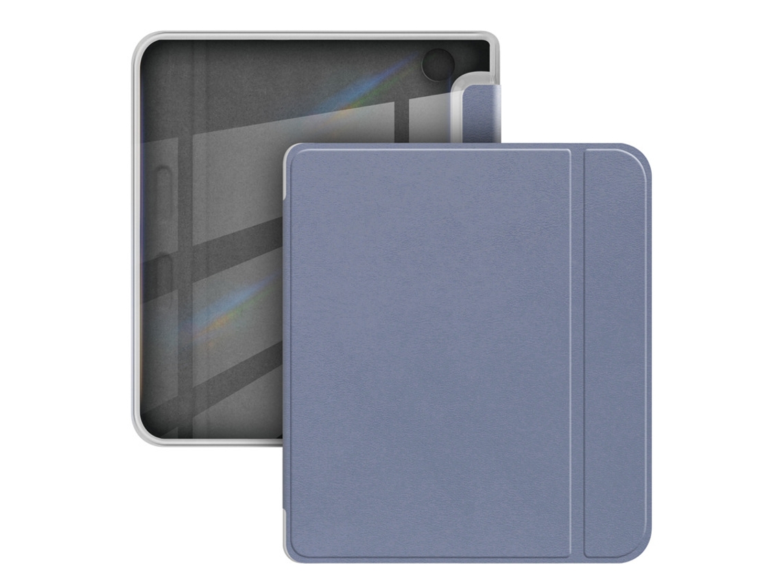 Capa Para Kobo Libra Colour /2 (7 Polegadas), Traseira Tpu Flexível Macia Ultra Transparente Czhhmart Roxo Escuro