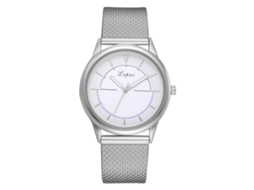 Relógio de Pulso Feminino Lvpai com Pulseira de Silicone Estilo Fashion Quartzo (prata)