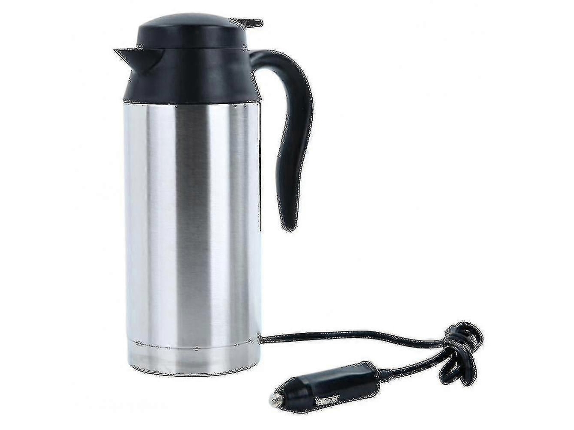 Chaleira elétrica Slowmoose 750ml 12V para carro, van, caminhão, viagens, camping e atividades ao ar livre, 120W