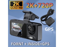 2 Cameras Dash Cam Multi-language Wide Angle Car Video Recorder
