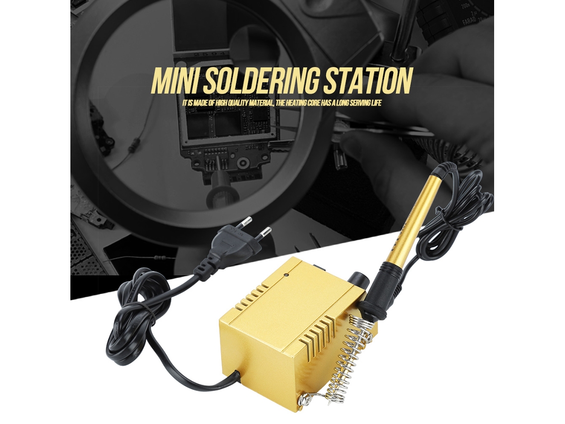 Laxiscreed Estação De Soldar Mini Ajustável 12v Para Reparação De Dispositivos Móveis E Móveis