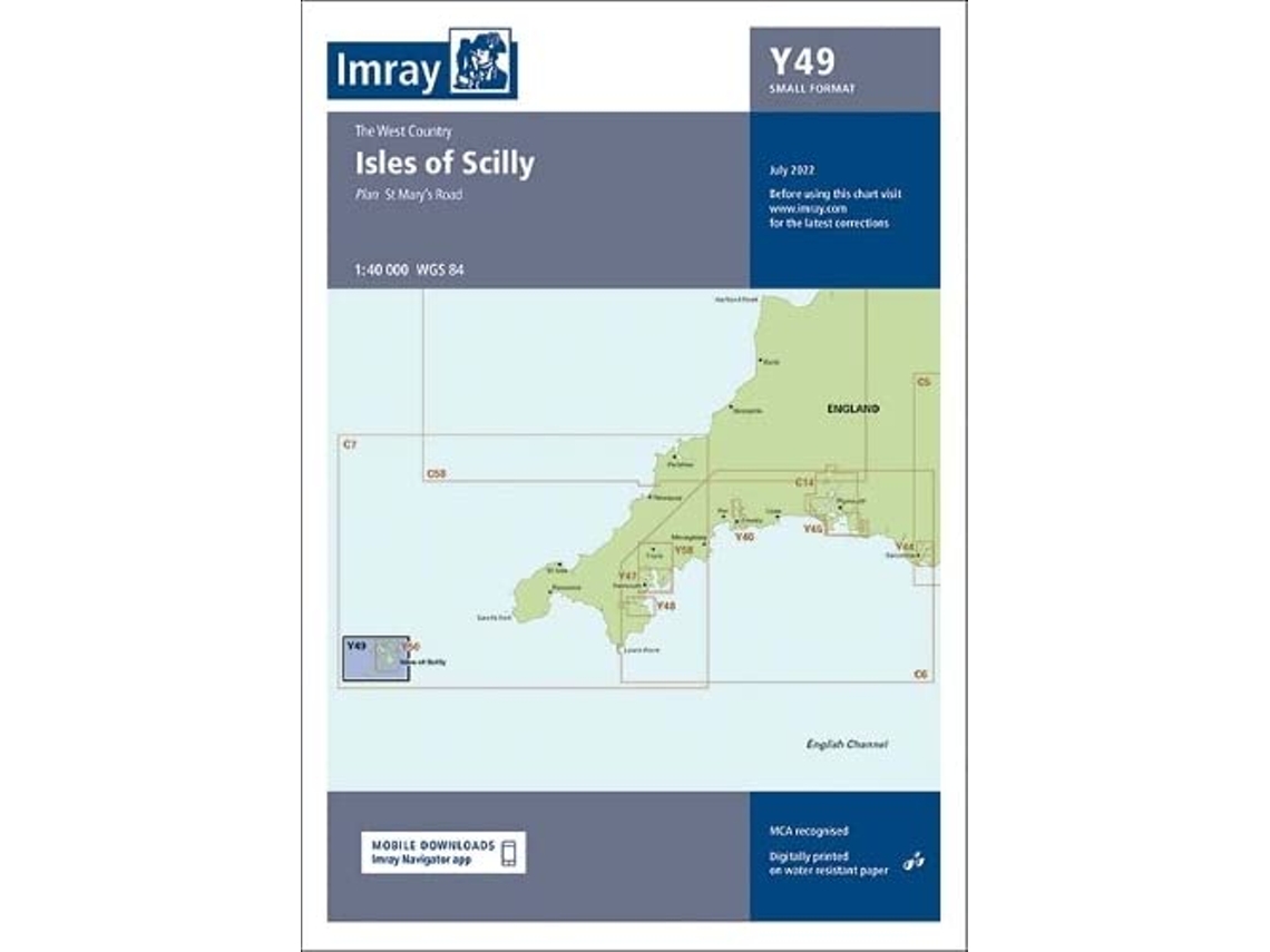 Livro Imray Chart Y49 de Imray (Inglês)