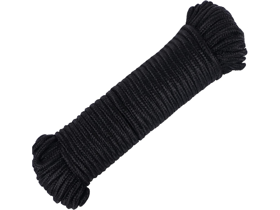 Corda de Paraquedas Nylon Trançada, Alta Capacidade, para Camping e Uso Geral AQUAFORGE