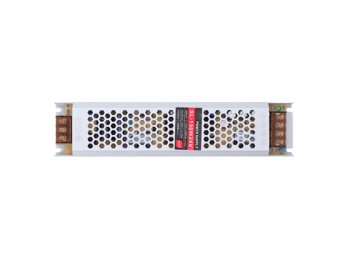Laxiscreed Fonte De Alimentação Led 24v 6.25a 150w 240vac Ultra-fina Para Iluminação