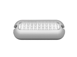 Luz Subaquática Para Barco Universal 12v 27 Led Aço Inoxidável Ip68 Transom Azul