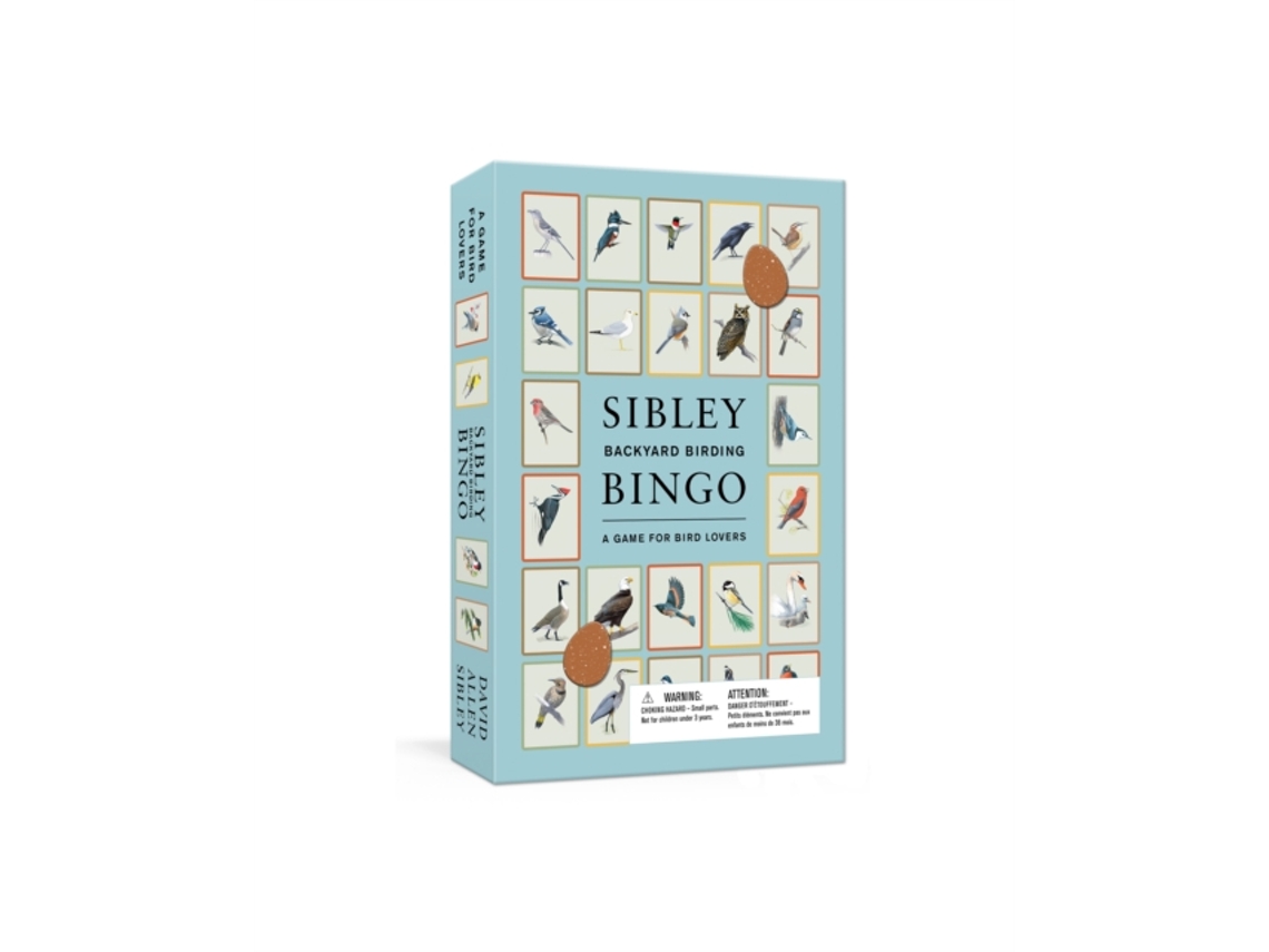 Livro sibley backyard birding bingo de david allen sibley (inglês