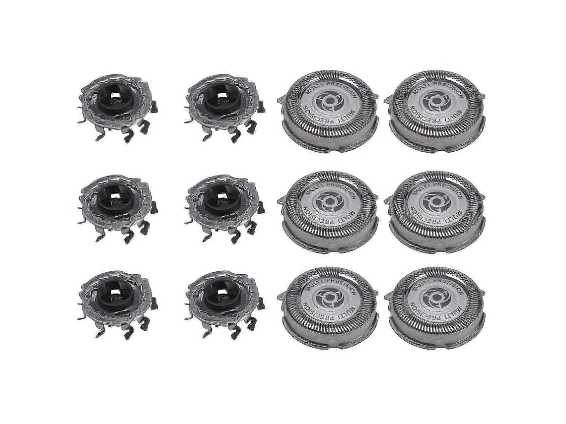6 Cabecas De Barbante Substitutas Com Laminas Multiprecisao, Compativeis Com Serie 5000silver