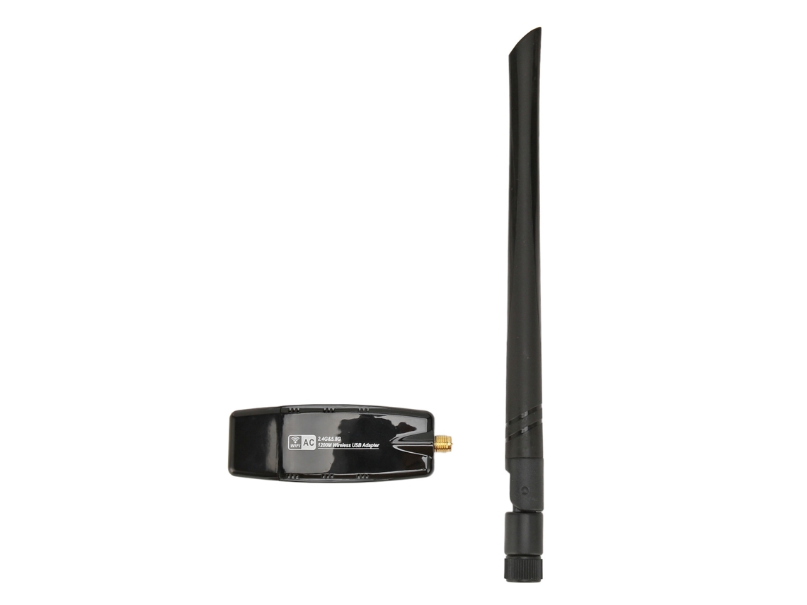 Placa De Rede Sem Fio (1200m Banda Dupla Usb Para Desktop) Adaptador Wifi Usb Sem Fio Placa De Rede Sem Fio Banda Dupla De Alta Velocidade 1200mbps
