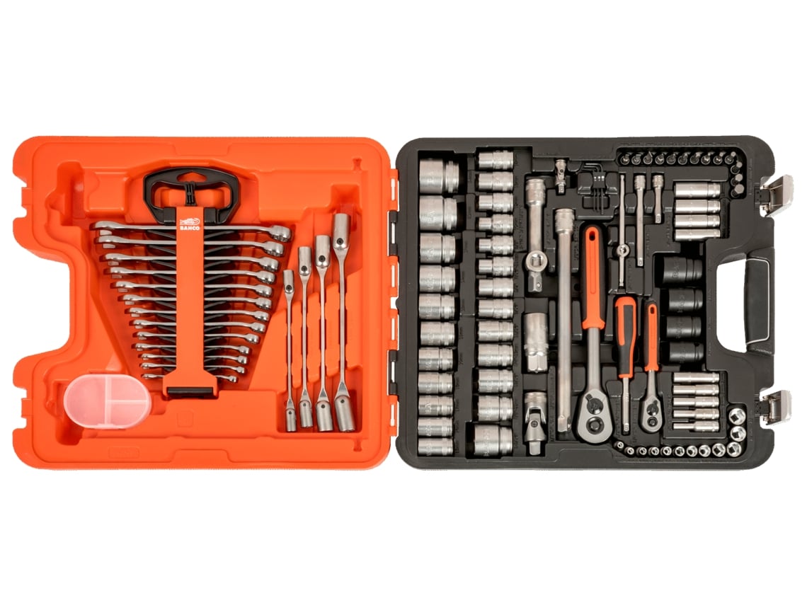 Conjunto de chaves Bahco 877pcs 1/2/1/4