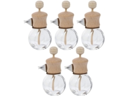 Conjunto De 5 Frascos De Aromatizador De Ar Para Carro Com Clipes.