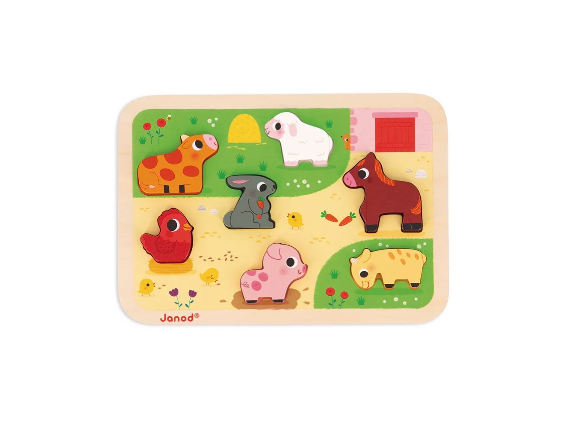 Puzzle de Madeira JANOD 7 Pecas a Quinta J07121