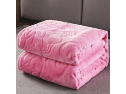 Manta de Veludo Macia e Quente Aconchegante para Sofá Cama Decoração Casa Roupa Floral Outono Inverno, Macio,