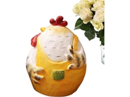 Estátua De Páscoa Em Resina Decorativa De Galinha | Esculturas De Galinha