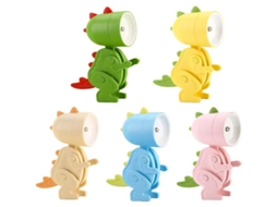 Ornamento de Mesa com Luz de Noite Pet Dinossauro Apoio Celular S/MARCA
