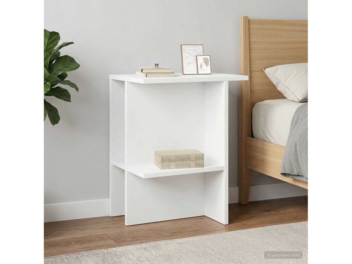 Mesa De Centro 2 Pcs Branco 40 X 30 X 49 Cm