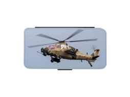 Capa Flip Para Iphone 17 Pro Com O Helicóptero De Combate Caic Z-10