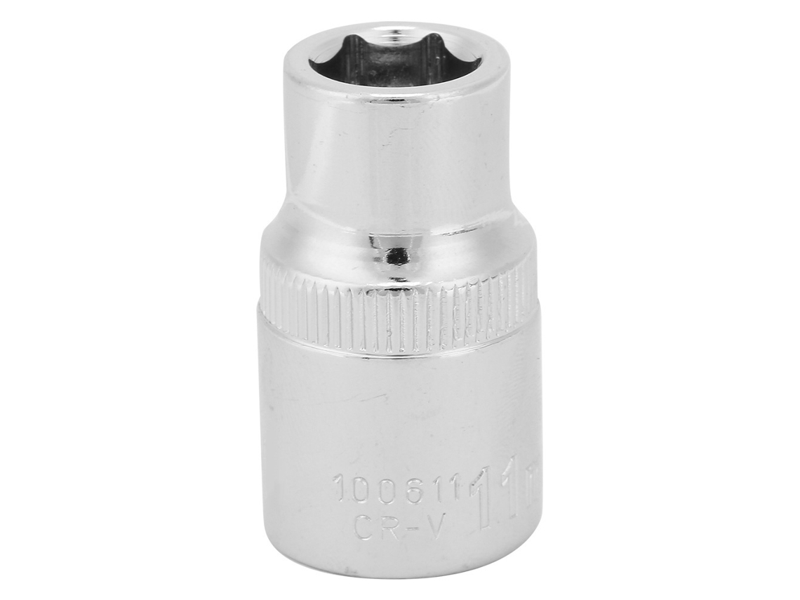 Ferramenta De Remoção De Parafusos E Porcas Soquete Hexagonal 11mm Aço Crômio-vanádio